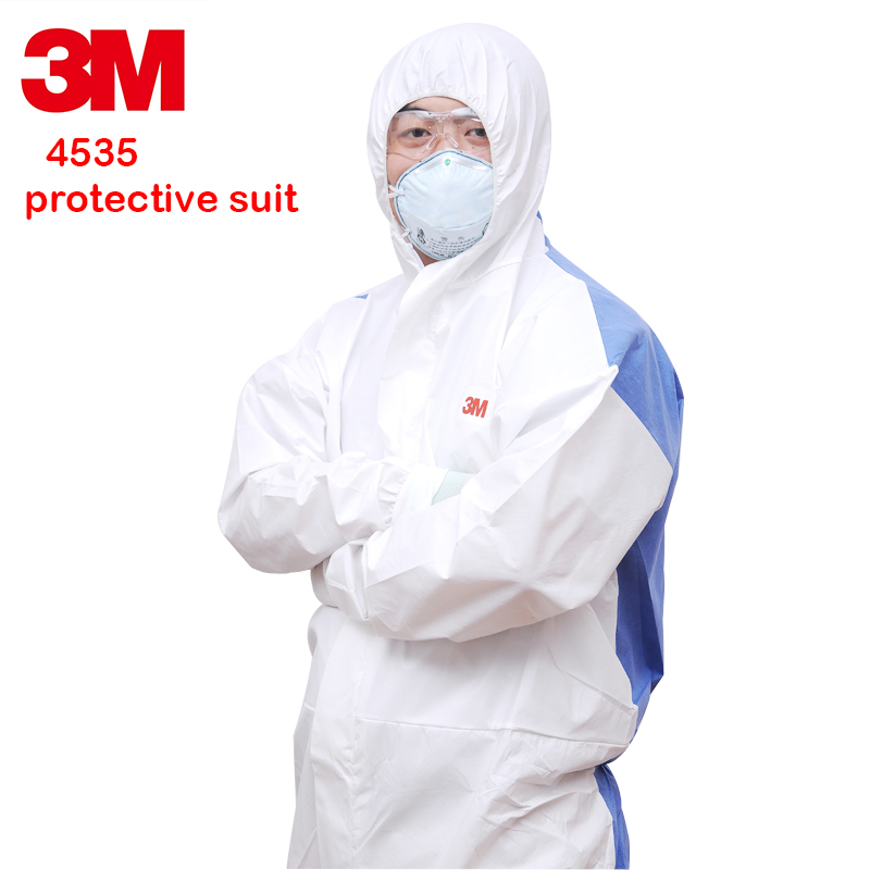3M 4535 ȭ ȣ  Siamesea hat  ۾    Ʈ ȣ /3M 4535 Chemical protective clothing Siamesea hat Safety workwear dust-proof anti-static Sp